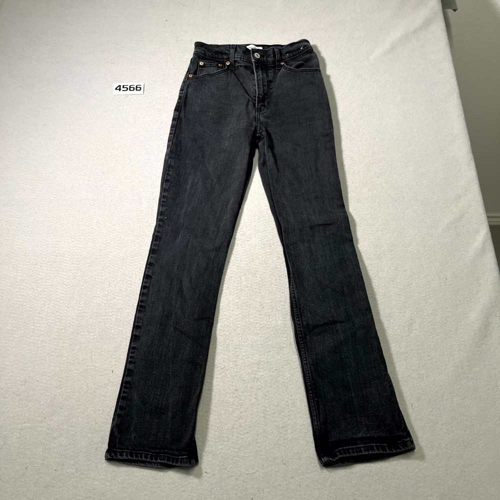 Abercrombie & Fitch‎ Jeans Womens 25/0 Gray Denim 90s Ultra High Rise Straight